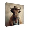 Canvas Wall Art - Sean Parnell 'Buffalo Bill' Wall Art for Living Room, Bedroom, or Office Décor by Trademark Fine Art - 14 x 14 Inches - 2 of 4