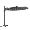 Sonkuki 10-ft LED Solar Lights Outdoor Octagon Cantilever Patio Umbrella - 2 of 4