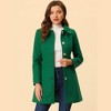 INSPIRE CHIC Women's Winter Elegant Lapel Collar Long Trench Coat - 3 of 4