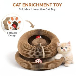 2PCS Kitty Curls Cat Toy - Foldable Accordion Cat Scratcher