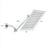 Chrome 10" Square Rainfall & High Pressure Stainless Steel Bath Shower head - image 2 of 4