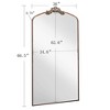 Kumasinova 66"/43" Arched Mirror Full Length,Vintage Baroque Floor Mirror&Wall Mirror with Metal Frame,Full Length Mirror for Bedroom,Living Room - 2 of 4