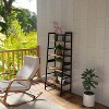 KTMBDW Ladder Bookshelf, 4 Shelf Bookcase Industrial Bookshelf Wood and Metal Bookshelves, Book Storage Shelves for Living Room, Bedroom, Home Office - 3 of 4
