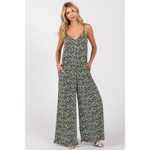 WEST K Women's Alaiya Knit V-Neck Strappy Jumpsuit with Pockets - 1 of 4