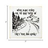 Slickblue Funny Road Quote Wood Sign – Rustic Humor Decor for Wall or Shelf – 7x7 Inches, 10 Color Options - 2 of 3