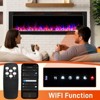 Karl Home 1500-Watt 60-inch Electric Fireplace Insert / Wall-Mounted Electric Fireplace with WIFI Function - 3 of 4