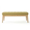 CAVINAS Tufted Ottoman Bench, Upholstered Ottoman Foot Rest, Rectangular Bedroom End Bench, Button-Tufted Entryway Padded Footstool - 2 of 4