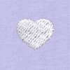 Dalix Lil Heart Face Embroidered Lightweight Relaxed Jersey Tee Summer Cute Short Sleeve T Shirt Womens - 2 of 4
