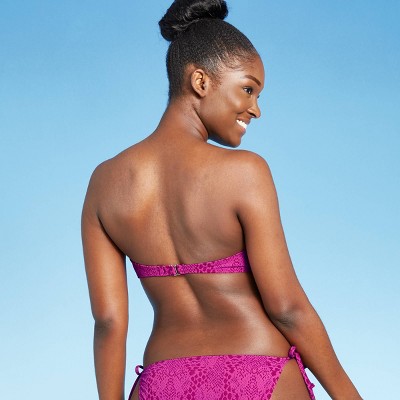 pink bathing suit top