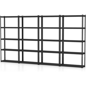 Tangkula 5-Tier Heavy Duty Storage Shelf Storage Utility Rack Shelf w/Anti-tipping Device - 1 of 4