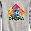 Boys' - Disney - Lilo & Stitch Graphic Long Sleeve Fleece Sweatshirt - 2 of 4