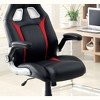 Vynxaria Modern Contemporary Padded Office Chair Pneumatic Height Adjustable An Wheel Legs - 2 of 4