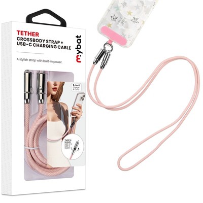 MyBat Tether Crossbody Strap - USB-C Charging Cable