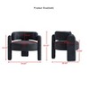 NicBex Boucle Fabric Accent Chair,Upholstered Living Room Chairs with Mid-Height Ring Backrest,Modern Armchair,Accent Chairs for Living Room - 3 of 4