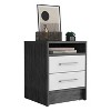 CAVINAS Nightstand with 2 Drawers and Superior Top, Modern Side Table with Metal Handles for Bedroom, Living Room - 3 of 4