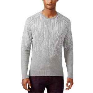 I.N.C International Concepts Mens Star Fall Pullover Sweater, Grey, Small - 1 of 1