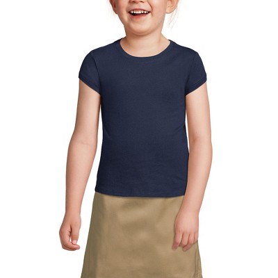 Lands' End School Uniform Kids Short Sleeve Essential T-shirt