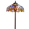 Chloe Lighting Julia Tiffany-style 2 Light Dragonfly Floor Lamp 17" Shade - 3 of 4