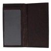 CTM Classic Leather Checkbook Cover with Stitched Cross - 3 of 3