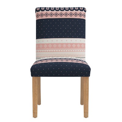 Dining Chair Nordic Sweater Navy Blush - Skyline Furniture