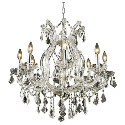 Elegant Lighting Maria Theresa 9 - Light Chandelier in  Chrome