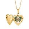 Ross-Simons Child's 14kt Yellow Gold Small Heart Locket Necklace With Diamond Accent Size 15 - 2 of 4
