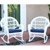HomeStock Honey Coastal Craftsman Chair Set of 2 with Cushions - 3 of 4