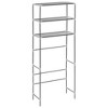 Angel Sar 3-Tier Over Laundry Storage Rack, Silver Metal Shelf Organizer 27.2x11x66.5 Inch for Laundry Room - 2 of 4