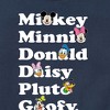 Boys' - Disney - Mickey Friends Character List Graphic Long Sleeve Fleece Sweatshirt - 2 of 4