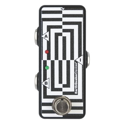 EarthQuaker Devices A and B Box Black White Utility Pedal with Passive Circuitry