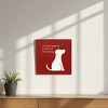 Slickblue 7x7 Dog Quote Wood Sign – Lab Testing Food Humor for Pet Owners' Kitchen or Home, Color Options - 2 of 3