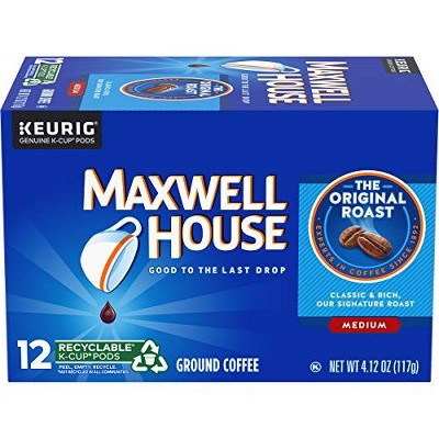 Maxwell House Original Medium Roast K-Cup Pods, 12 CT - 4.12 Oz each