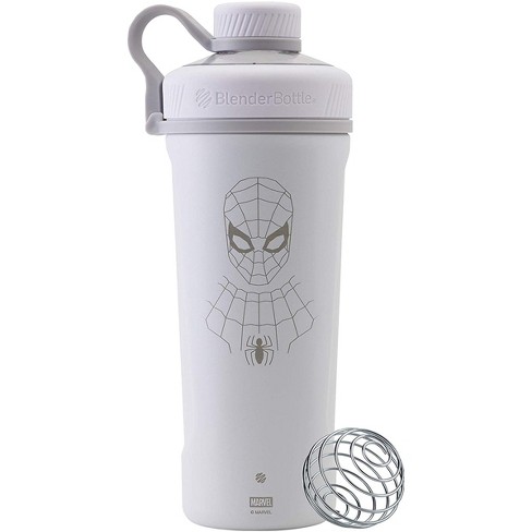 Blender Bottle Radian 26 Oz. Shaker W/ Loop Top - Spiderman - Matte White :  Target