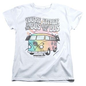 Women's Woodstock Bus T-Shirt - 1 of 4