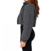 Women's Tweed Crop Puffer Jacket - LE LIS - 2 of 3