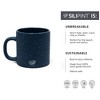 Silipint: 2 Pack 16oz Silicone Coffee Mug, Speckled Blue - 2 of 4