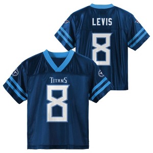 NFL Tennessee Titans Toddler Boys' Will Levis Short Sleeve Jersey - 1 of 3
