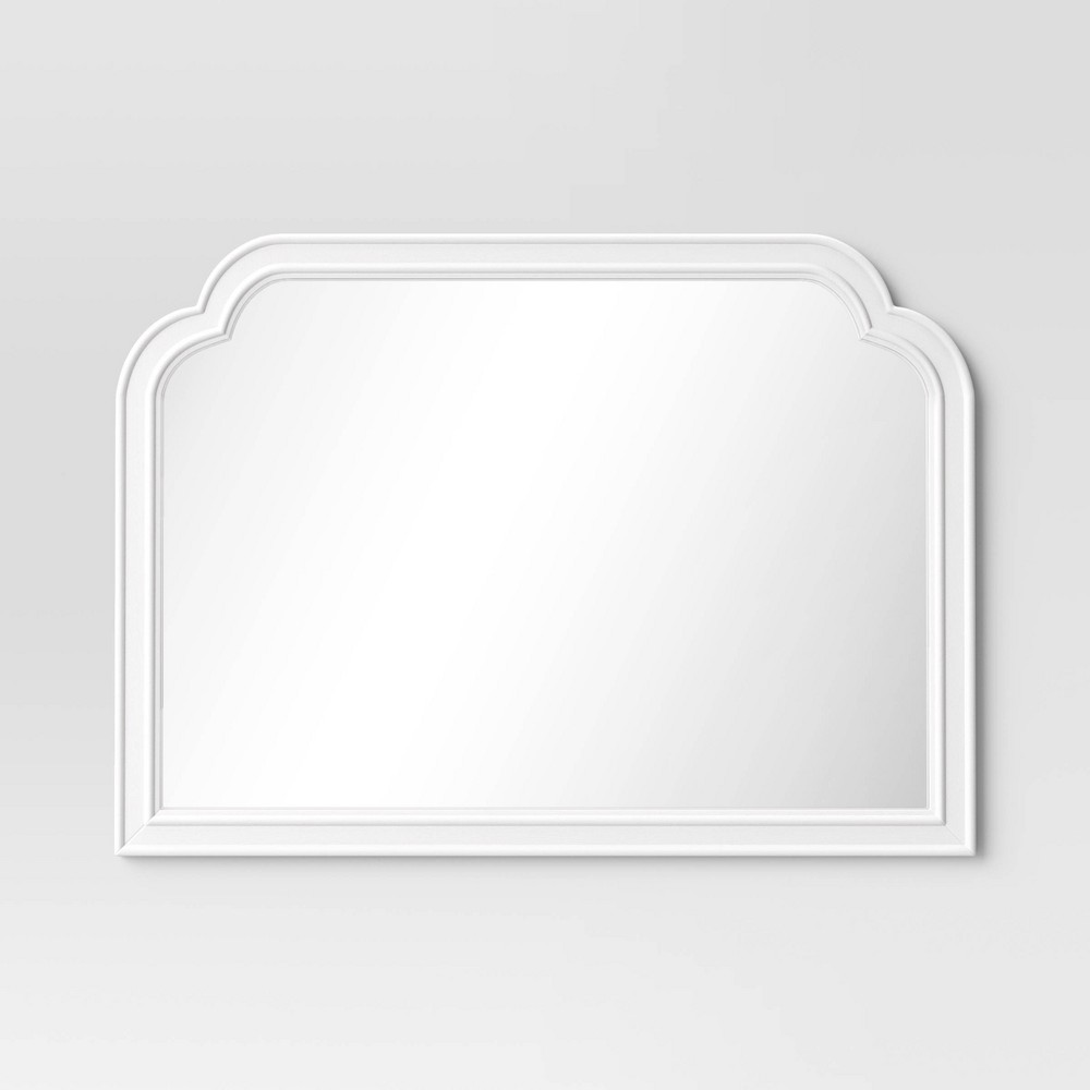 36" x 26" French Country Mantel Mirror White - Threshold™