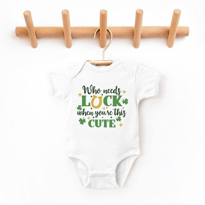 The Juniper Shop Who Needs Luck Baby Bodysuit