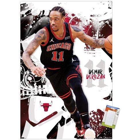 Number 23 Michael Jordan Chicago Bulls Basketball Art Print Poster