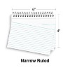 MyOfficeInnovations 4 x 6 Index Cards Lined White 50 Cards/Pack 3 Pack/Carton MYO257832 - 4 of 4