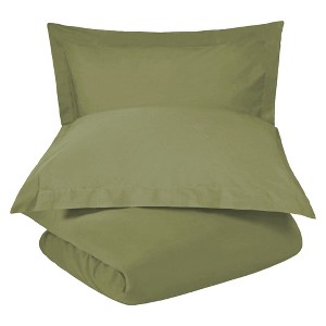 Cotton Blend 1200 Thread Count Duvet Cover Set by Blue Nile Mills - 1 of 3