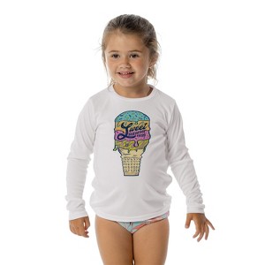Vapor Apparel UPF 50+ UV Sun Protection Toddler Long Sleeve Rash Guard Swim Shirt - 1 of 4