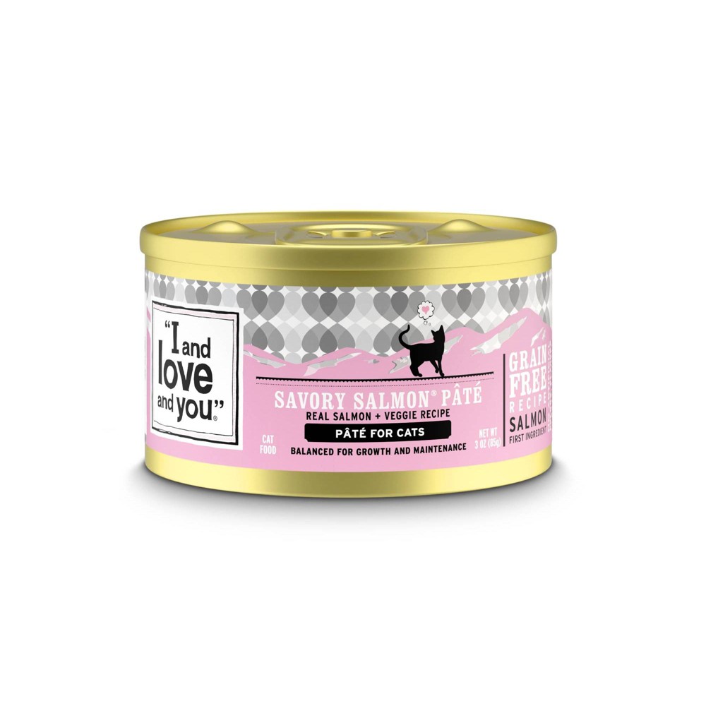 Photos - Cat Food I and Love and You Savory Salmon Pate Wet  - 3oz 