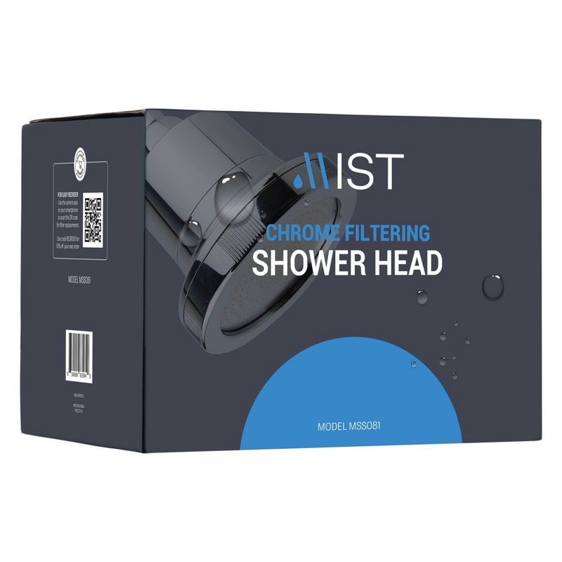 Water Softening 15 Stage Filtration Shower Head with Replaceable Filter - Mist, 4 of 6