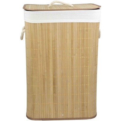 Buy Wholesale China X-large Foldable Laundry Basket With Bamboo Handles Collapsible  Laundry Hamper For Storage & Laundry Basket With Bamboo Handles at USD 6