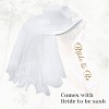 Bride Cowgirl Hat with Veil & Sash - Women White Cowboy Hat Bachelorette Party, Bridal Shower Dress Up by 4E's Novelty - 4 of 4