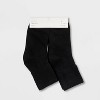 Women's 6pk Mary Jane Fold Over Cuff Crew Socks - A New Day™ Black 4-10 - 2 of 2