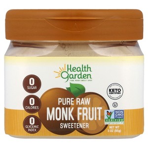 Health Garden Pure Raw Monk Fruit Sweetener, 3 oz (85 g) - 1 of 2