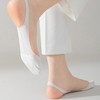 Anna-Kaci 4 Pairs Women's Ballet-Inspired No Show Liner Socks Low Cut Design Non-Slip Silicone Heel - Multicolored - 4 of 4